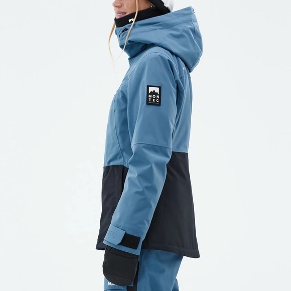 MONTEC Moss Women's Ski Jacket Blue Steel/Black NWT Size XXS - Picture 6 of 7